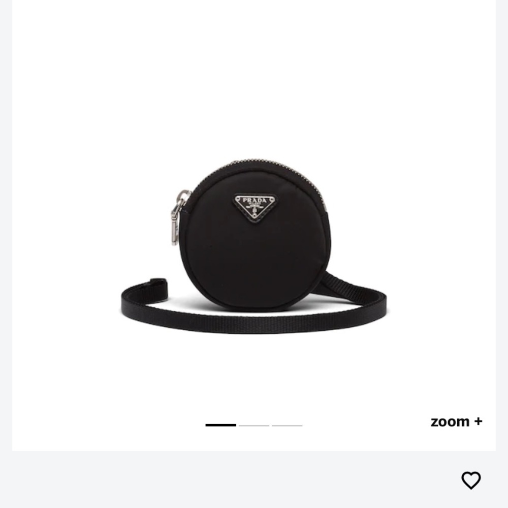 COPY - Authentic Prada Mini nylon pouch.